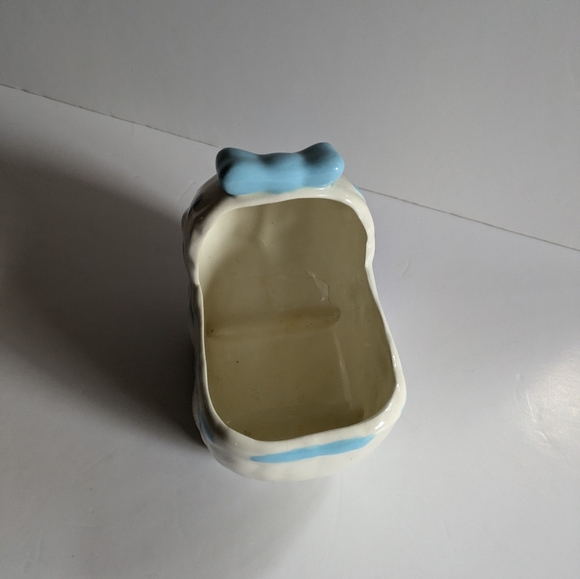 Vintage Baby Boy Ceramic Planter Vase Nursery Decor - Picture 8 of 11